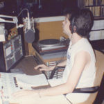 Burke Allen on the air at WKEE - 1986
